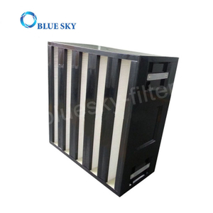 리지드 박스 HVAC 시스템용 V-Bank HEPA 에어 필터
