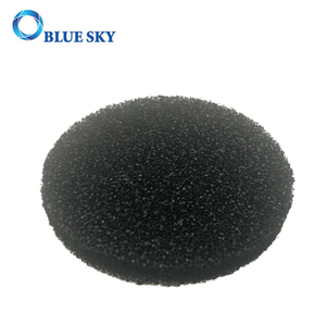 공기 청정기 및 진공 청소기용 맞춤형 라운드 블랙 카본 스폰지 HEPA 필터