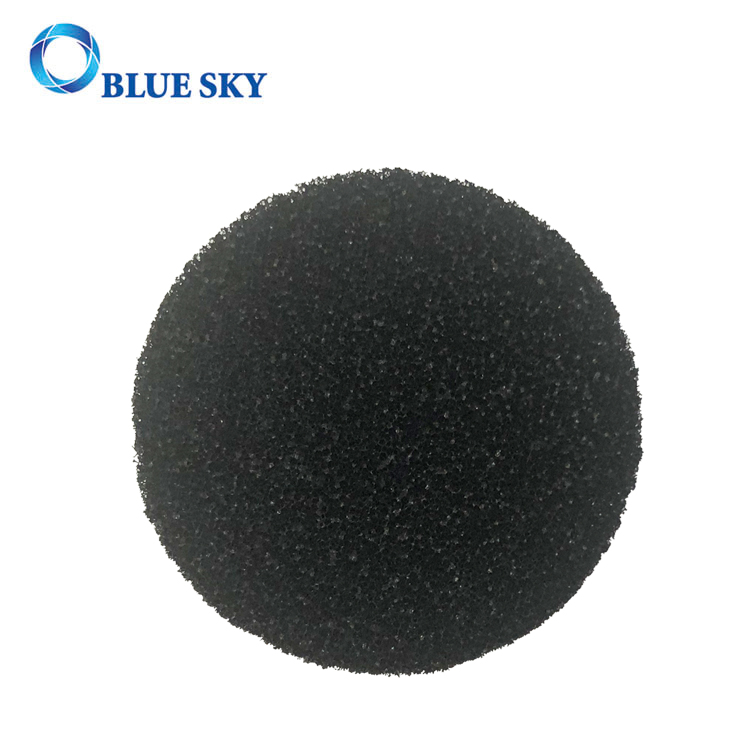 공기 청정기 및 진공 청소기용 맞춤형 라운드 블랙 카본 스폰지 HEPA 필터